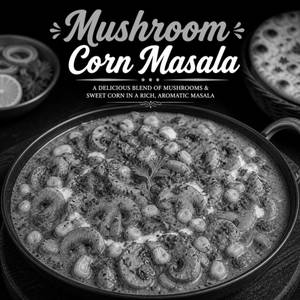 Mushroom Corn Masala