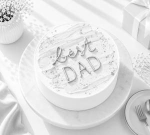 Father's Day Special Best Dad Chocolate Bento Cake [300 G, Serves 3]