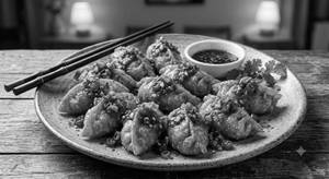 Freaky Fried Peri Peri Momos Chicken