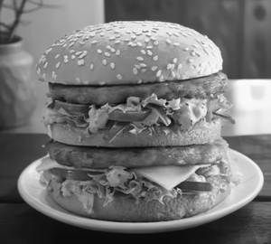 Loaded maharaja burger
