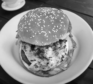 Kimchi Egg Burger