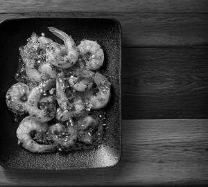Chilly prawns