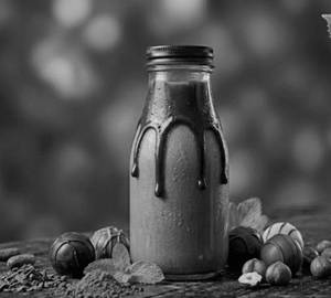 Chocolate Milkshake Jumbo Glass Bottle 