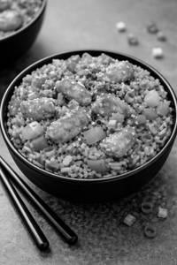 Mini Chicken Schezwan Rice Bowl
