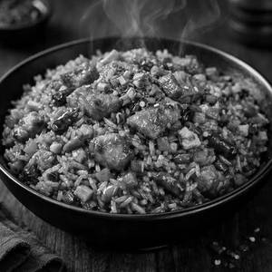 Schezwan mixed non veg fried rice