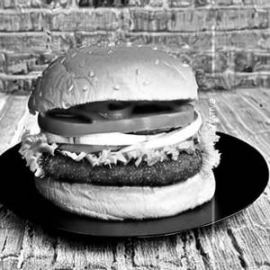 Chips Tikki Burger