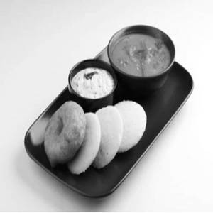 Idli 3pc Medu Vada 1pc Sambar