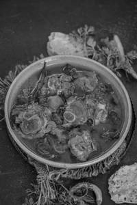 Garlic mutton