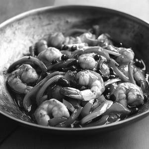 Black Bean Prawns Dry