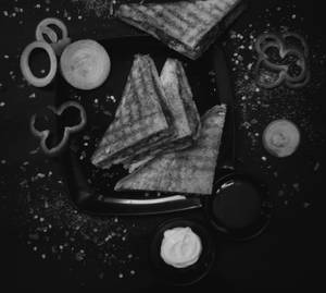 Paneer Takatak Sandwich