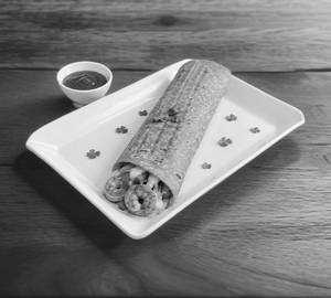 Grilled prawns roll