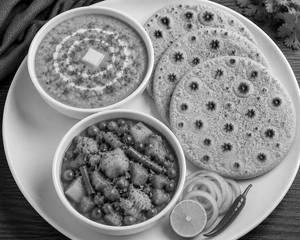 Dal + Mix Veg Sabji + 3 Roti
