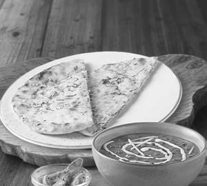 Paneer Paratha With Gravy