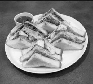 Vegetable Club Sandwich