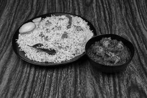 Bagara rice with Gongura Chicken Curry