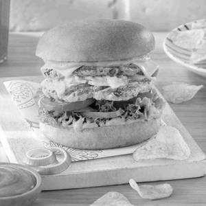 Chicken Smash Double Whammy Burger