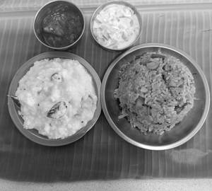 Veg Biryani + Curd Rice Combo