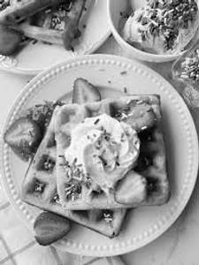 Waffle with sprinkle
