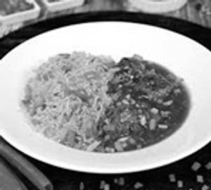 Fusion Rice With Gravy