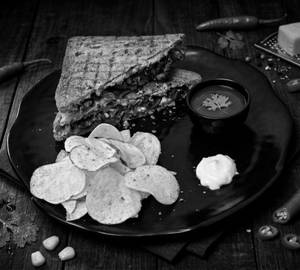 Caramelised Onion Mushroom Sandwich
