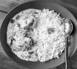 Kadhi and chawal