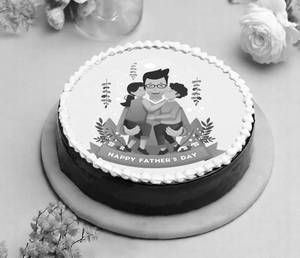 Father's Day Special Chocolate Poster Cake