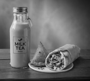1Tea, 1 Samosa, 1 Chicken Shawarma