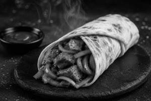 Chilli Chicken Kathi Roll