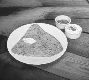 Triangle shaped paratha