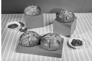 Assorted Stuffed Buns [pack of 4]