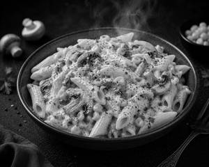 Mushroom And Corn Pasta