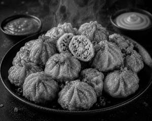 Real Chicken Fried Momos