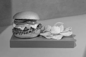 Cheesy Veggie Burger