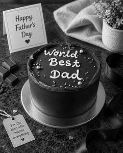 Father's Day Special Chocolate Indulgence Cake (350 Grams)