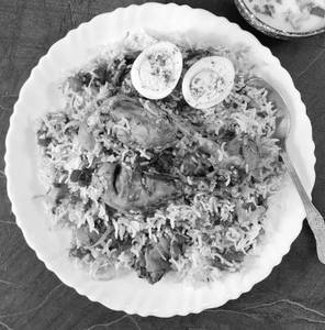 Makhni Chicken Biryani Full With Raita & Salan