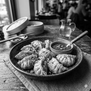 Veg Fried Momos (10 Pieces)