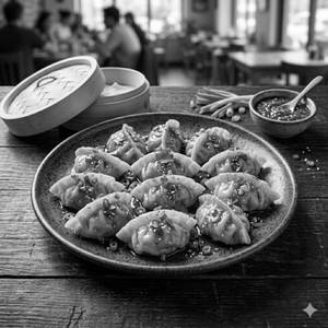 Manchurian Steamed Momos (10 Pieces)