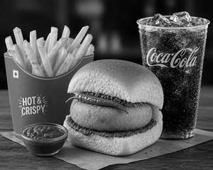 Vada Pav + Fries + Cola Combo