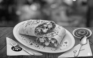 Chilli Paneer Tortilla Wrap