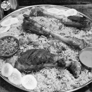 Mutton leg mandi [4 serve]