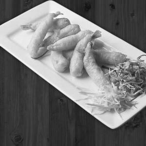 Golden prawns