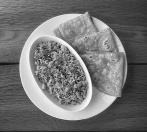 Egg Bhurji With 2 Paratha