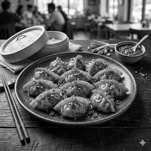 Manchurian Chilli Momos (10 Pieces)