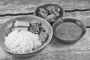 Fish with Bamboo Shoot Thali