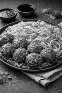 Manchurian + Veg Noodles