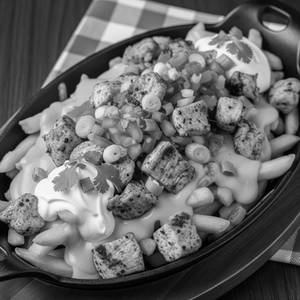 Chicken loaded cheese fries