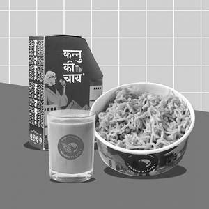 Desi Masala Maggi + Adrak Chai (2 Cups)