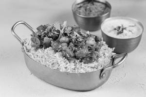 Mushroom Varuval Biryani