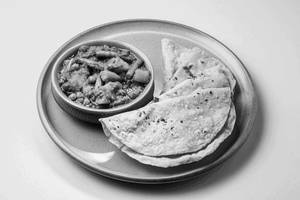 Mix Veg Wth 3 Roti +salad+chatni