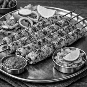 Chicken Seekh Kebab Full [Serves 2, 8 Pieces]